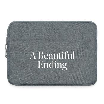 Une belle fin - Sacoche pour ordinateur portable 15 pouces - gris chiné - Devant