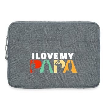 J’adore le design de mon Papa Pilot Aviation Captain - Sacoche pour ordinateur portable 15 pouces - gris chiné - Devant