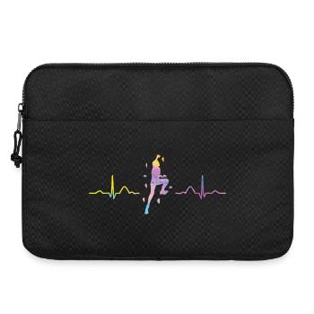 Boulderer heartbeat Bouldering Bouldering - Laptop bag 15" - black - Front