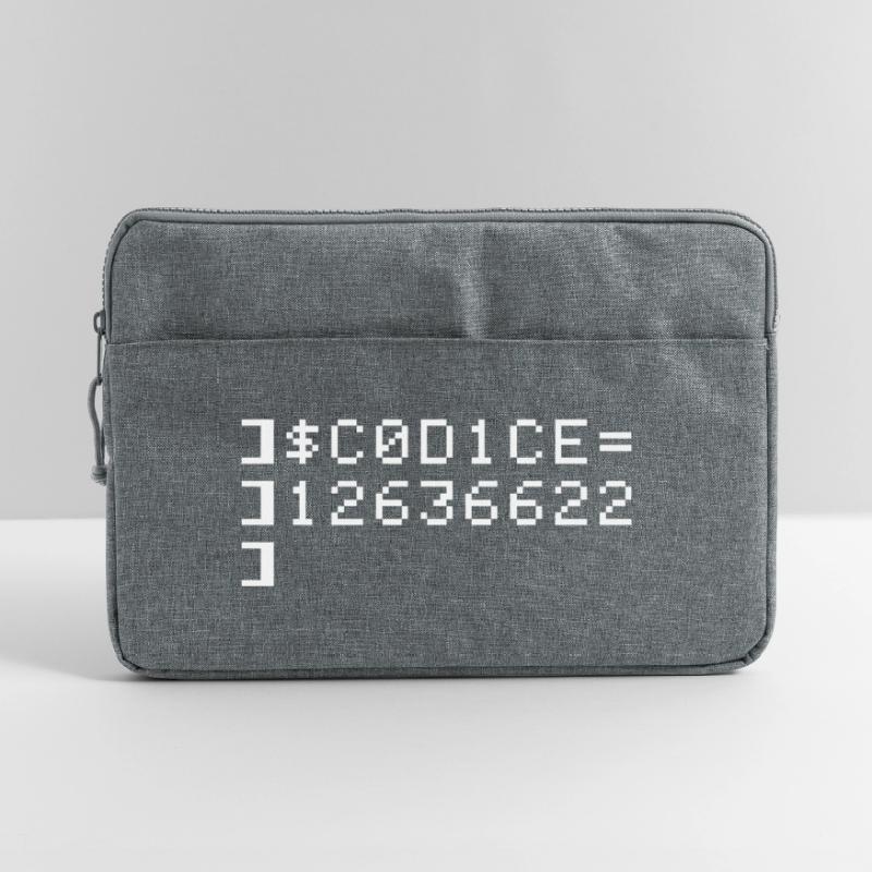 C0D1CE Codice 8-Bit Esadecimal Code Nerd Pix Sacoche pour ordinateur portable 15 pouces