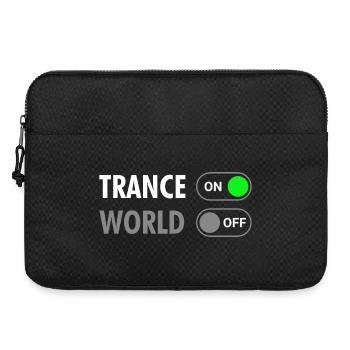 Trance On World Off - Rave Style - Laptoptasche 15" - Schwarz - Vorne