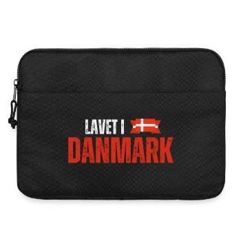 Fabriqué au Danemark, fierté danoise - Sacoche pour ordinateur portable 15 pouces - noir - Devant