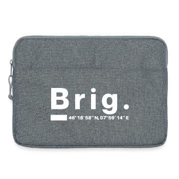 Brig Coordinates Valais Valais Valaisin Briger - Laptop bag 15" - heather grey - Front