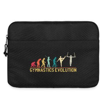 Gymnastik Evolution Grafik T-Shirt - Laptoptasche 15" - Schwarz - Vorne