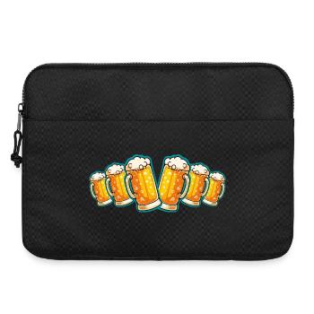 Bierglas Bierkrug Bier - Laptoptasche 15" - Schwarz - Vorne