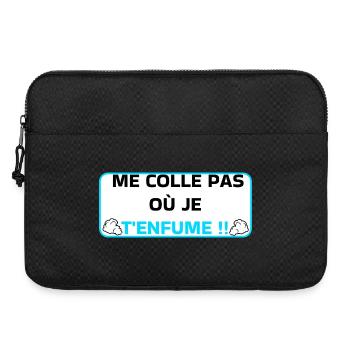 Steck mich nicht dorthin, wo ich dich räuchere - Laptoptasche 15" - Schwarz - Vorne