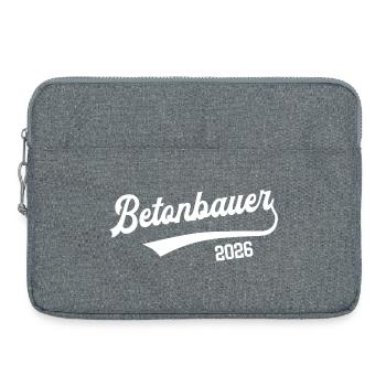 Concrete Worker 2026 Apprenticeship Examination Master Apprentice - Laptop bag 15" - heather grey - Front