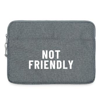 Not Friendly - Laptoptasche 15" - Grau meliert - Vorne