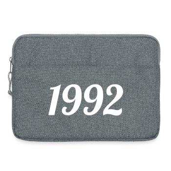 1992 Vintage 1992 Retro Birthday 1992 Gift - Laptop bag 15" - heather grey - Front