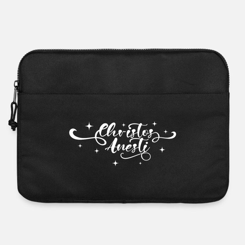 Christos Anesti Pascha Orthodox Easter - Laptop bag 15" - black