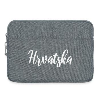 Hrvatska Script Identity - Laptop bag 15" - heather grey - Front