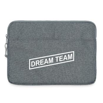 Équipe de rêve - Sacoche pour ordinateur portable 15 pouces - gris chiné - Devant