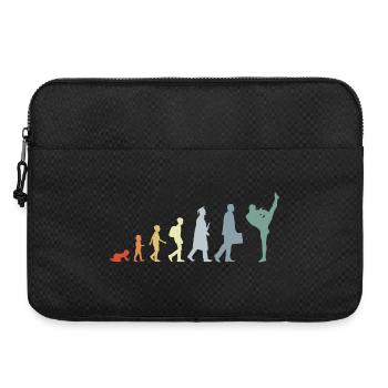 Évolution du kickboxing vintage - Sacoche pour ordinateur portable 15 pouces - noir - Devant