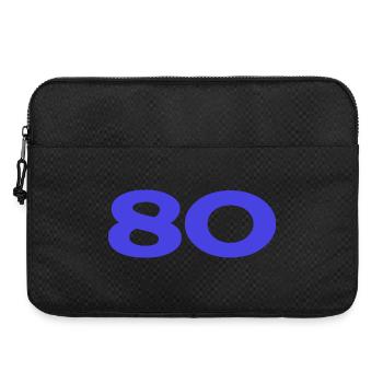 80. 80 JAHRE. 80-JÄHRIGES JUBILÄUM. 80. GEBURTSTAG. - Laptoptasche 15" - Schwarz - Vorne