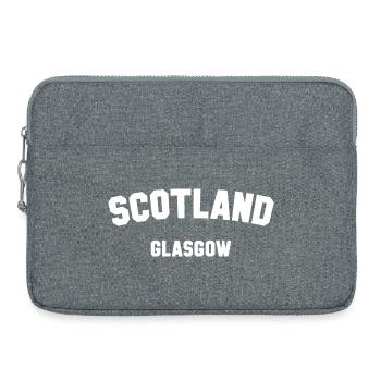 GLASGOW Écosse Schottland - Sacoche pour ordinateur portable 15 pouces - gris chiné - Devant