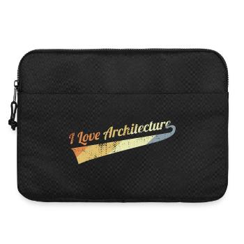J’aime l’architecture - Sacoche pour ordinateur portable 15 pouces - noir - Devant