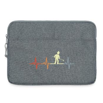 Agriculture Heart palpitations - Laptop bag 15" - heather grey - Front