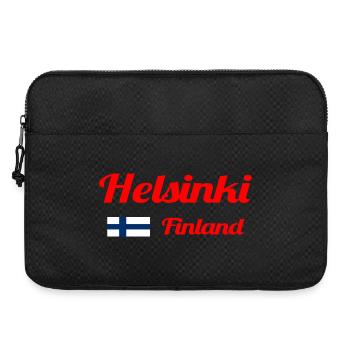 Helsinki Finnland - Stylische Drucke - Laptoptasche 15" - Schwarz - Vorne