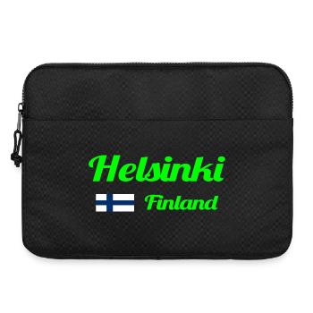 Helsinki Finnland - Stylische Drucke - Laptoptasche 15" - Schwarz - Vorne