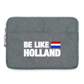 Holland Flag Design Motiv - Laptoptasche 15" - Grau meliert - Vorne