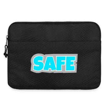 Safe - eindeutig, klar und Statement pur. - Laptoptasche 15" - Schwarz - Vorne