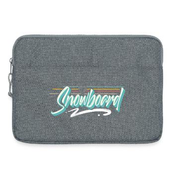Planche à neige - Sacoche pour ordinateur portable 15 pouces - gris chiné - Devant