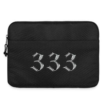 Angel Number 333 Support - Laptop bag 15" - black - Front