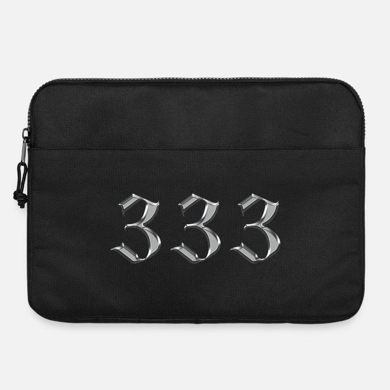 Angel Number 333 Support - Laptop bag 15" - black