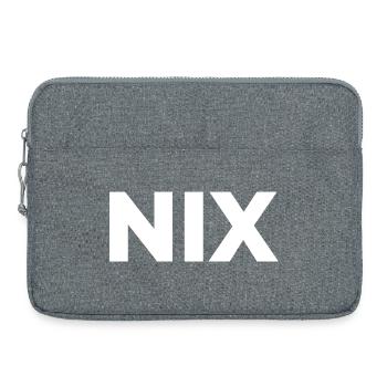 Nothing - just nothing | Nothing at all | Gift - Laptop bag 15" - heather grey - Front