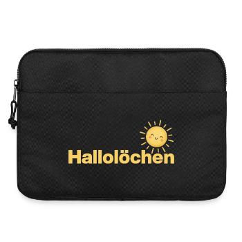 BONJOUR, LES PLUS DOUX SALUTS AVEC LE SOLEIL - Sacoche pour ordinateur portable 15 pouces - noir - Devant