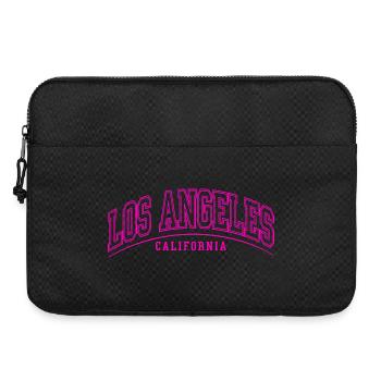 Lettrage rose néon de Los Angeles - Sacoche pour ordinateur portable 15 pouces - noir - Devant