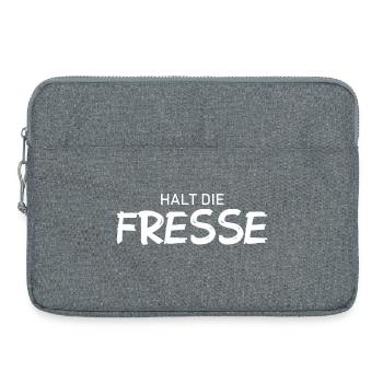 Shut Up - Cool Saying - Laptop bag 15" - heather grey - Front