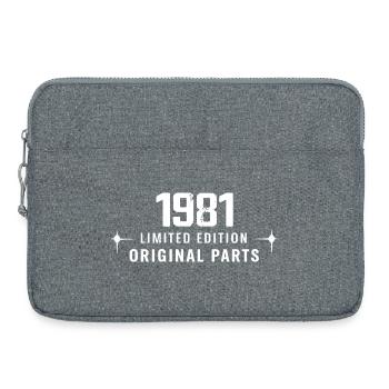 Vintage 1981 - Laptoptasche 15" - Grau meliert - Vorne