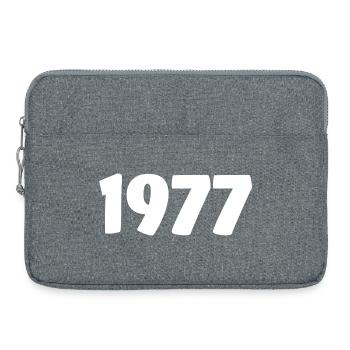 1977 - Laptoptasche 15" - Grau meliert - Vorne