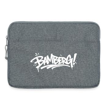 Bamberg Graffiti Tag - Laptoptasche 15" - Grau meliert - Vorne