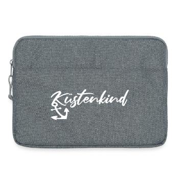 Küstenkind - Ostsee, Nordsee, Heimat (D.I.Y.) - Laptoptasche 15" - Grau meliert - Vorne