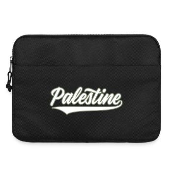 Palestine style baseball vert olive-blanc - Sacoche pour ordinateur portable 15 pouces - noir - Devant