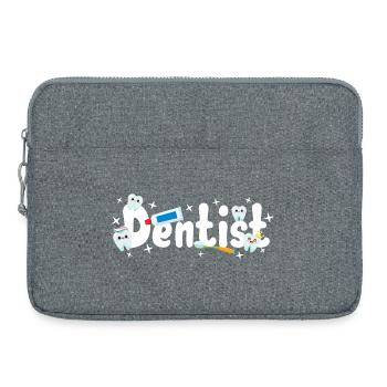 Dentiste Dentiste - Sacoche pour ordinateur portable 15 pouces - gris chiné - Devant