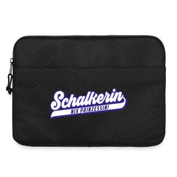 Nix Prinzessin, Schalkerin | Farben änderbar - Laptoptasche 15" - Schwarz - Vorne