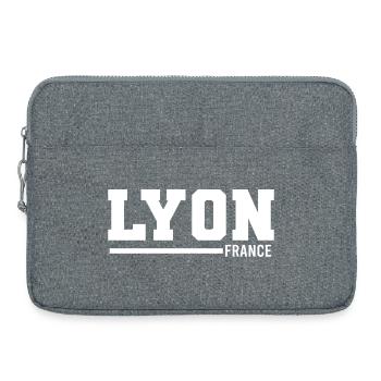 Lyon | France - Laptop bag 15" - heather grey - Front
