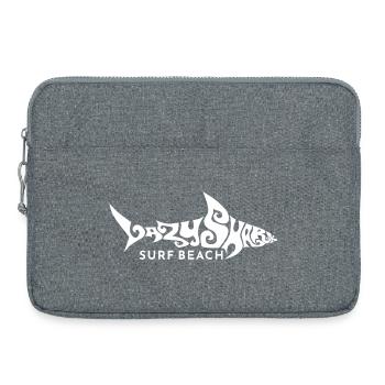 Hai Lazy Shark surf beach sixties Strand maritim - Laptoptasche 15" - Grau meliert - Vorne