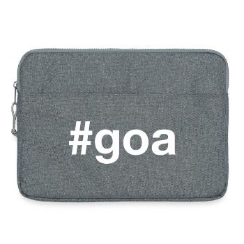 Goa Hashtag - Laptop bag 15" - heather grey - Front