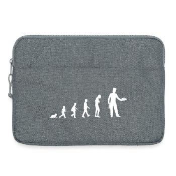 Évolution vers le boulanger - Sacoche pour ordinateur portable 15 pouces - gris chiné - Devant