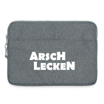 Ass licking - Laptop bag 15" - heather grey - Front