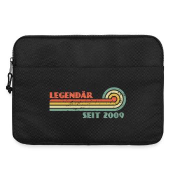 17th Birthday Legendary Since 2009 Gift Year - Laptop bag 15" - black - Front