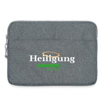 Heiligung - chargement - Heiligenschein - Sacoche pour ordinateur portable 15 pouces - gris chiné - Devant