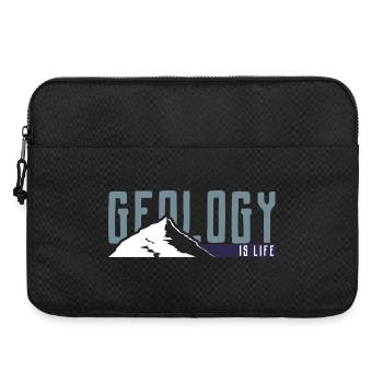 La géologie, c’est la vie - Sacoche pour ordinateur portable 15 pouces - noir - Devant