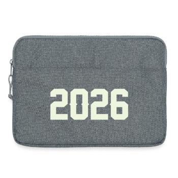 2026 - Sacoche pour ordinateur portable 15 pouces - gris chiné - Devant