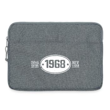 1968 Birthday 1968 - Laptop bag 15" - heather grey - Front