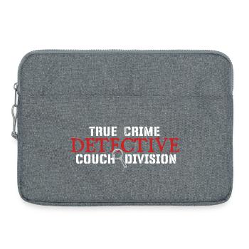 Détective True Crime Couch Division Mystère - Sacoche pour ordinateur portable 15 pouces - gris chiné - Devant